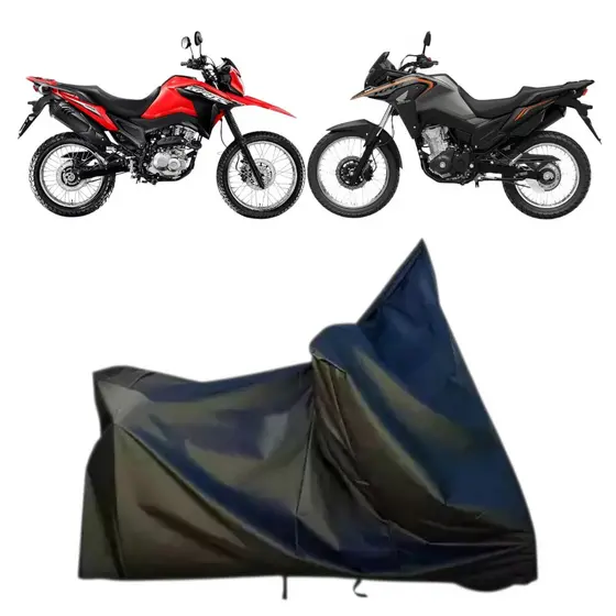 Capa de Cobrir Moto Bros e XRE 190 em Couro Forrado Com Proteção Anti Risco Impermeável