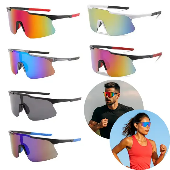 Óculos Esportivo Ciclismo Bike Corrida Pesca BeachTenis Maratona MTB ROAD SPEED Triathlon  Proteção Uv 400