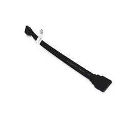10 Peças Cabo Sata Dingsheng Preto 18 Cm
