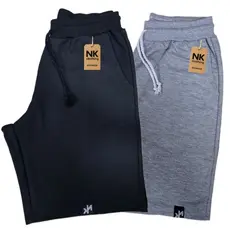 kit 2 e 3 Bermuda Moletom Masculina Short Academia treino casual