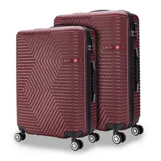 Kit 2 Malas de Viagem Swissport ABS Reforçado Rodas 360° 8KG 10KG