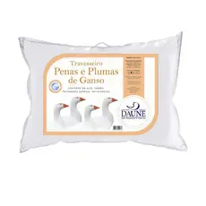 Travesseiro 80% Penas E 20% Plumas 50x70cm Daune Macio Original