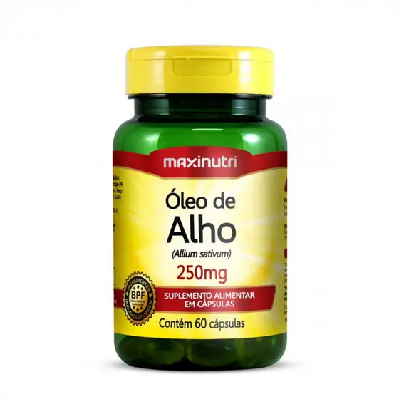 Óleo De Alho 60cps 250mg Maxinutri