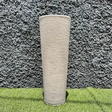 Vasos de polietileno para plantas decorativo Coluna Texturada Ibiza