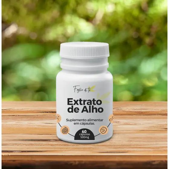 Extrato de Alho - 500mg - 60cps - Foglie Di Té