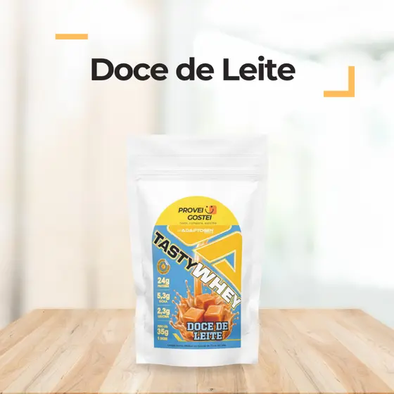 Tasty Whey - Doce de Leite - Sachê 35g | Suplemento Alimentar Proteico