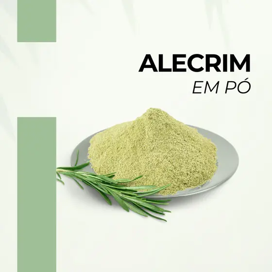 Alecrim em Pó 100g 200g 300g | Temperos Naturais Aldeia | Erva Aromática