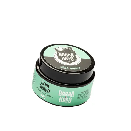 Cera pomada modeladora de cabelo com efeito molhado Brilho fixação forte fragrância de Alecrim 80GR