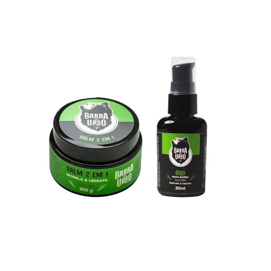 Kit Balm 2 em 1 e Óleo de Alecrim Barba de Urso