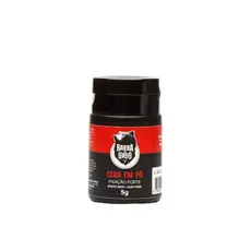 Cera Pomada em Pó Modelador com efeito extra seco e fixação forte 5GR Barba de Urso