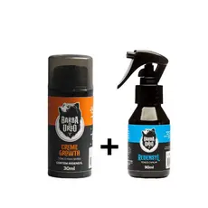 KIT Tônico para falhas na Barba + Tônico Capilar Antiqueda Capilar com Redensyl Barba de Urso