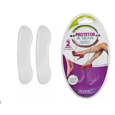 1 Par Protetor Calcanhar Gel Silicone Anti Bolha Calo Sapato Antiderrapante Anatômico Ortopedica Doctor Z