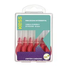 Mini Escova Interdental Cilindrica 3MM C/6  Kess