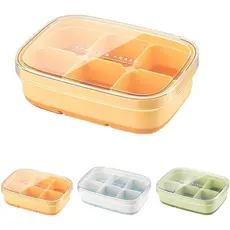 kit Forma de Silicone com Tampa - Para Gelo, PAPINHA, Frutas e Molhos