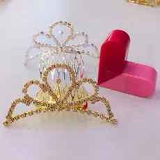 Tiara Coroa Pente Princesa/ Noivas/festa Strass Debutantes
