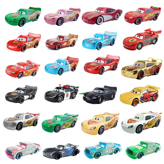 Pixar Toy Car 2/3 Lightning McQueen Jackson Storm 1 : 55 Modelo De Liga De Metal Fundido Para Crianças Aniversário/Prese