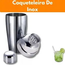 Coqueteleira Inox 500ml - Bebida Drink Caipirinha Bar