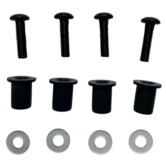 Kit Parafuso Carenagem para Bolha PRETO -  Adaptavel Scooter Nmax Pcx Adv