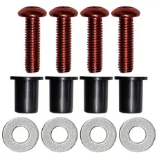 Kit de Parafuso de Carenagem para Bolha VERMELHO - Adaptavel Scooter Nmax Pcx Adv