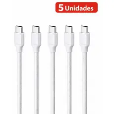 5 Cabos Tipo C para USB Compatível IOS 1 Metro Turbo Carregamento Rápido Alta Qualidade