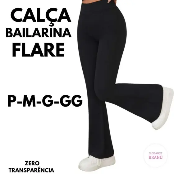 Calça Legging Bailarina Flare Modela bumbum Cintura Alta Promoção