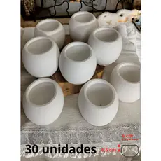 KIT 30 vaso decorativo  de gesso para presentes, porta-velas e suculenta e plantas artificial