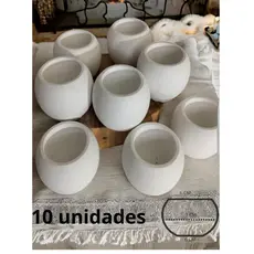 KIT 10 vaso decorativo GRANDE de gesso para presentes, porta-velas e suculenta e plantas artificial