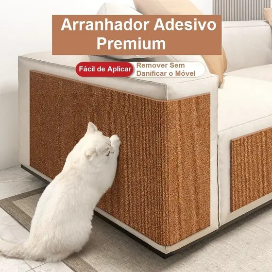 Largura：50CM， Arranhador Adesivo Premium，Sofá、 Cama e Móveis Para Gato， Protetor Pet