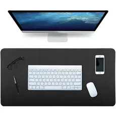 Desk Pad 150x40 p/ Computador Notebook em Couro + porta copo
