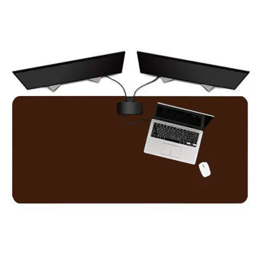Desk Pad 50x30 Mesa Computador Notebook Couro