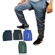 Kit 5 Calça Tactel Grosso 3 Bolso Com Ziper Academia Sport