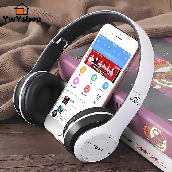 Fone de Ouvido Bluetooth 5.0 com Cancelamento de Ruído - Som Estéreo HD Over-Ear W9
