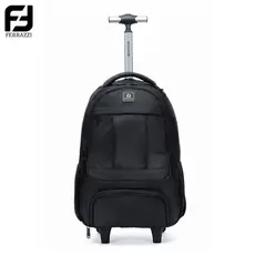 Ferrazzi Mochila Executiva Rodinhas Notebook Trabalho Viagem Reforçada 24L Trabalho Viagem Reforçada Espaçosa