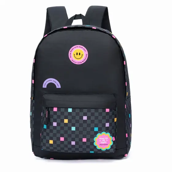 Mochila Escolar Feminina Universitária Resistente Faculdade Trabalho Espaçosa Ferrazzi