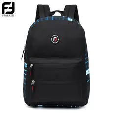 Ferrazzi Mochila Masculina Escolar Reforçada Espaçosa Universidade Trabalho 16L multifuncional Mochila De Costas Casual