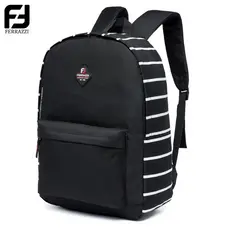 Ferrazzi Mochila Escolar Universitária Resistente Espaçosa Mochila Masculina Reforcada Casual 16L