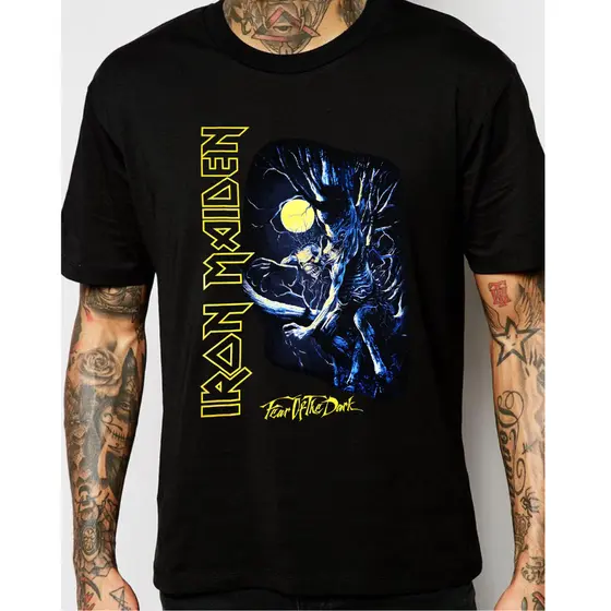 Camiseta Iron Maiden - Fear Of The Dark ( Rock)
