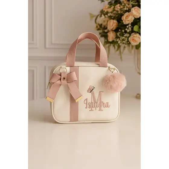frasqueira bolsa P maternidade  personalizada