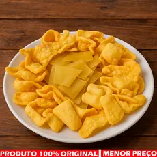 Pururuca Lisa Para Fritar, 3kgs, Pallets De Trigo Aperitivo Saboroso Crocante Crua Envio Imediato...