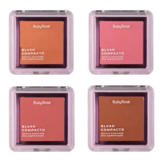 Blush Compacto BL10 BL20 BL30 BL40 Ruby Rose