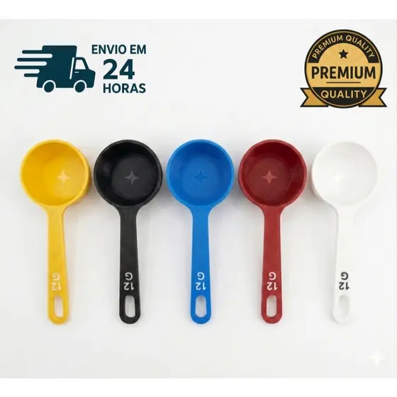 Colher Medidora Multiuso 12g Café, Açúcar E Suplementos