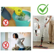 Mop Esfregão Spray Powermaid Com Reservatorio Rodo De Limpeza Microfibra