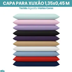 Capa Fronha Para Xuxão Travesseiro Antiallergico De Corpo Diversas Cores 1,35x0,45