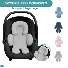 Colchonete Apoio Redutor Almofada Para Bebe Conforto Carrinho Menina Menino