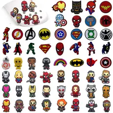 Decoração De Sapato Para Alfinetes De Tamanco Filme De Desenho Animado Botão DIY