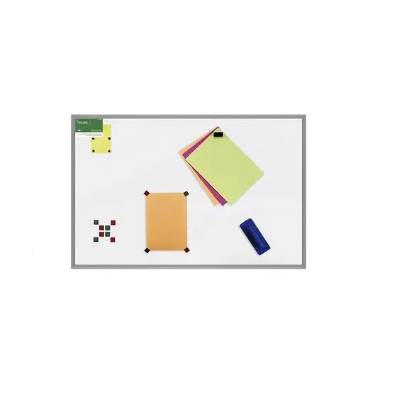 Quadro Branco Lousa Aviso Magnético 60x40cm Alumínio