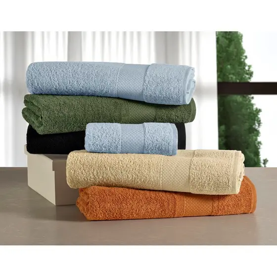 Toalha Rosto Premium  Grossa 48cm x 75cm Fio Penteado 100% Algodão Premium 500g/m²  - Mônaco