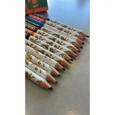 Lápis De Cor Leo E Leo 12 Cores Super Jumbo + 1 Apontador de Brinde
