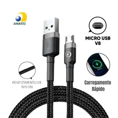 Cabo Micro USB Turbo Resistente Original Envio Imediato Direto da Fábrica