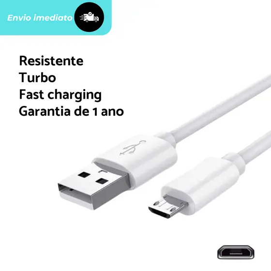 Cabo Micro USB Original Turbo Xaea
